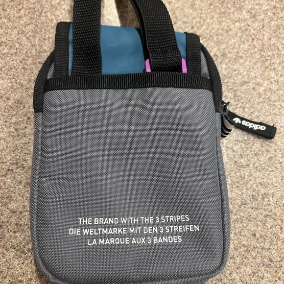 Adidas Teal and Gray Messenger Bag - Picture 4 of 5